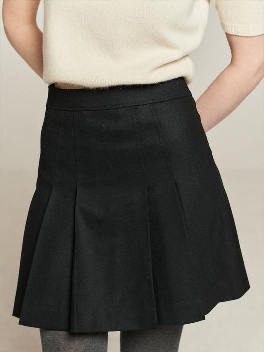 [단독]Sally Pleats Mini Skirt_3color