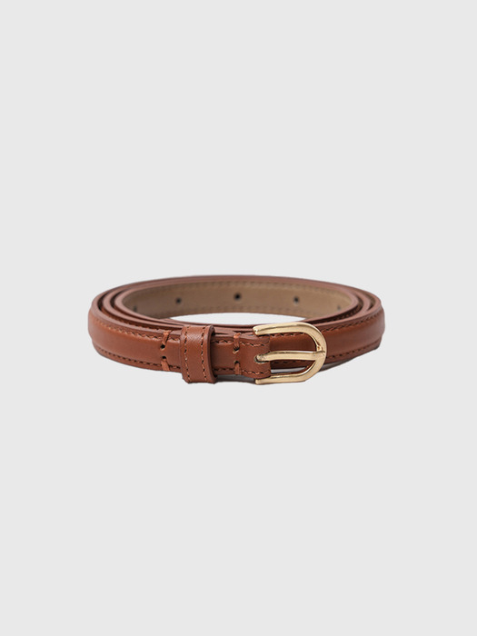 헤리 씬 레더 벨트 / HERY THIN LEATHER BELT_3colors