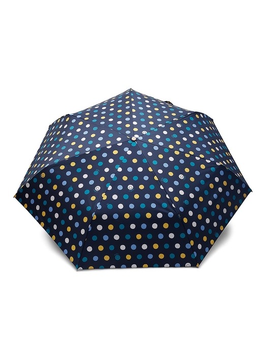 지니스타 스마일도트 UV차단 완전자동 우산 양산 IUJSU70032