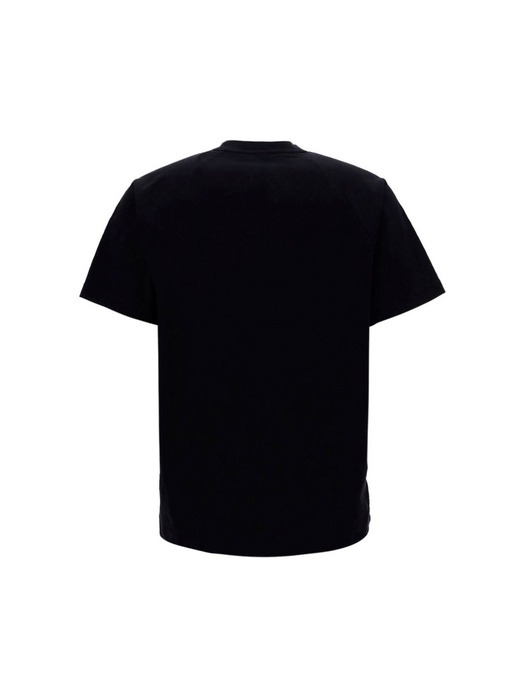 23SS 로고 라벨 패치 포켓 티셔츠 블랙 BL0247 900
