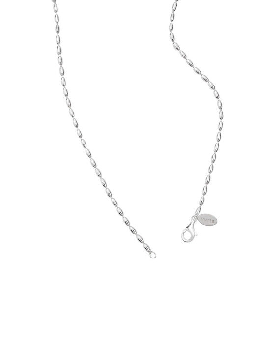 [925 silver] Un.silver.128 / gross rizi necklace (long ver.)