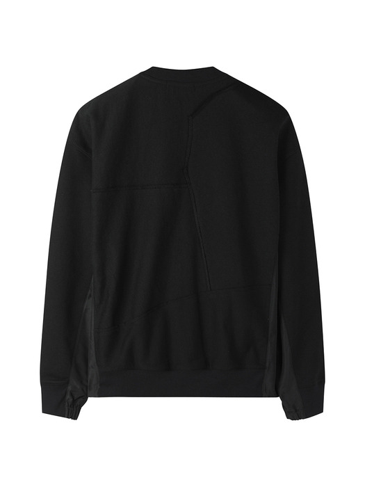 [RE;CODE] Fabrics Puzzle Sweatshirts_RKTAA23605BKX