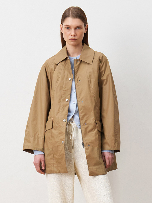 Waxed Trench Jacket KW4SM1670_96