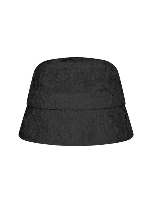 LACE BUCKET HAT (BLACK)