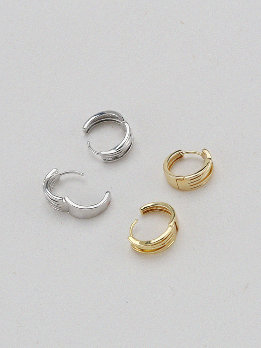[925 Silver] Terry Earrings_2 Colors