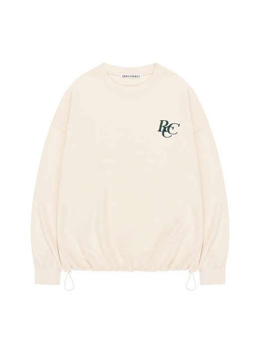 RCC Logo 2way Sweatshirt [CREAM]