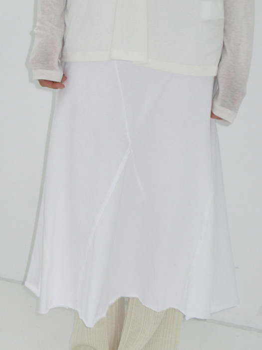 Halterneck Cutting Dress_White