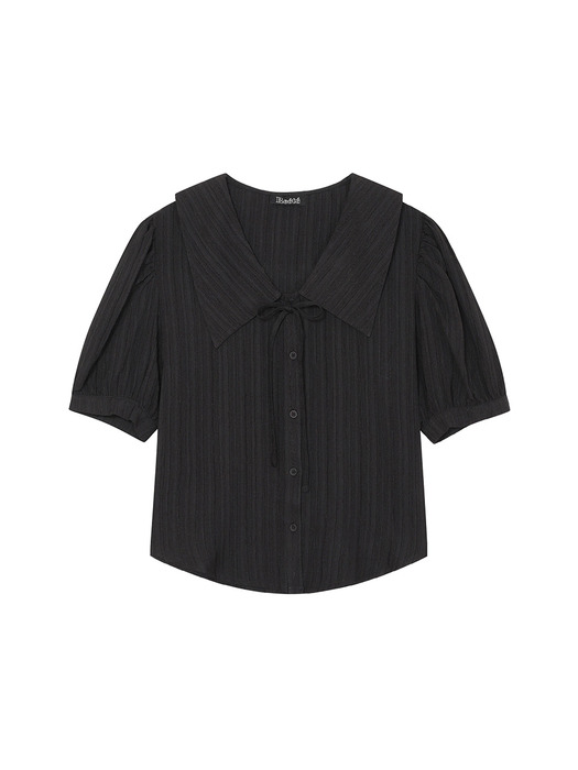 big collar puff blouse- U1F22WBL010