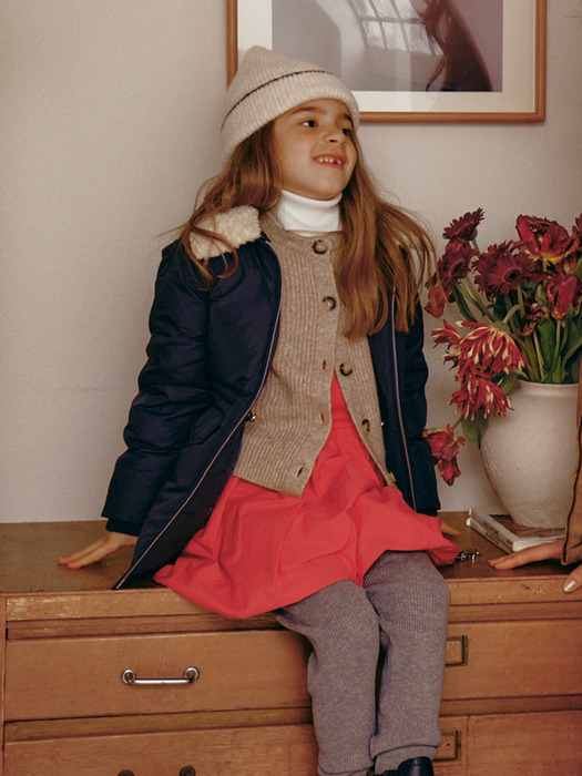 [KIDS] Shearing Collar Down Jacket