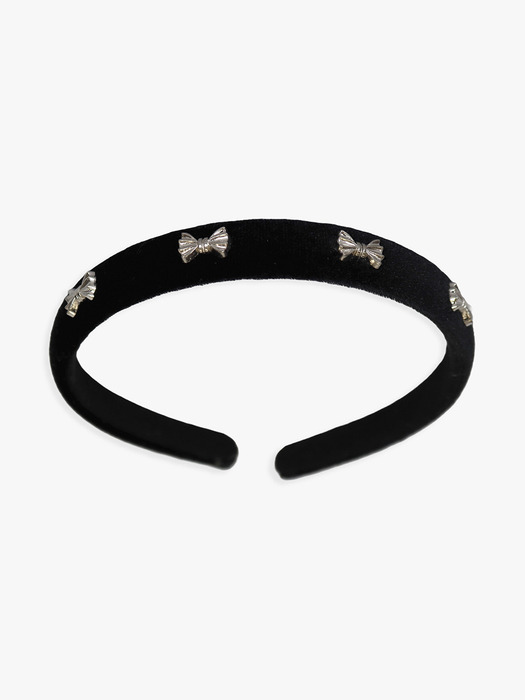 CLARA VELVET HAIRBAND_BLACK