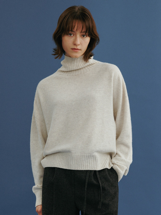 DENMA TURTLE NECK KNIT (3colors)