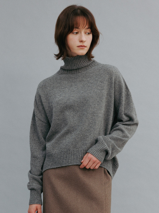 DENMA TURTLE NECK KNIT (3colors)