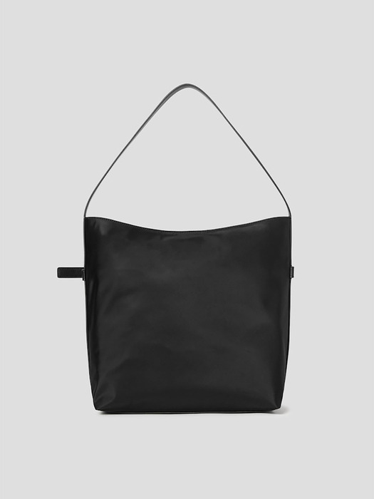 Nylon Belted Big Hobo Bag  Black (KE51D3M035)