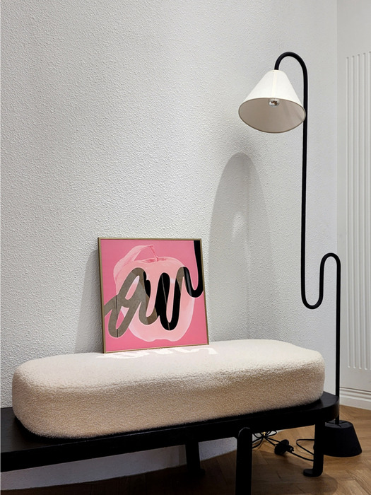 Mirror - Apple with drawing 400_Pink
