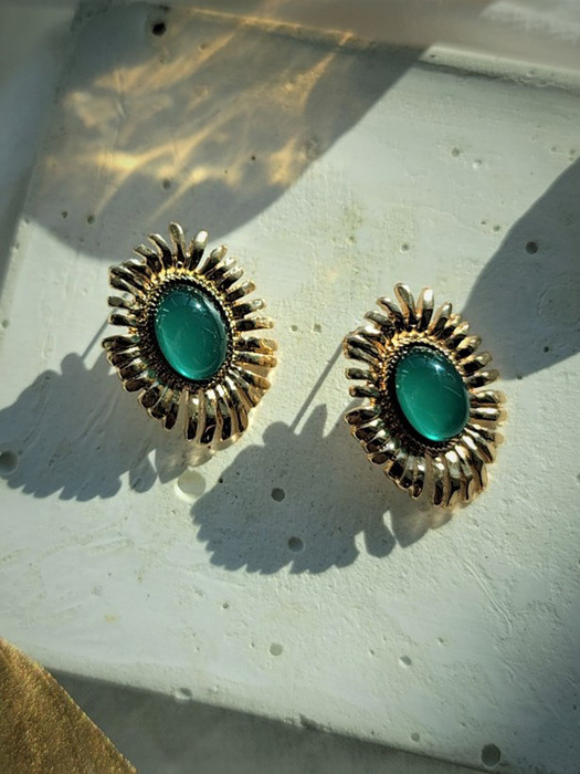 cactus flower earrings