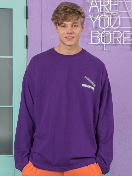 ONOFF LONG SLEEVE_VIOLET