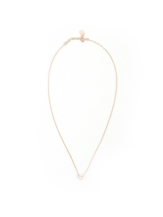 natural pearl gold filed necklace
