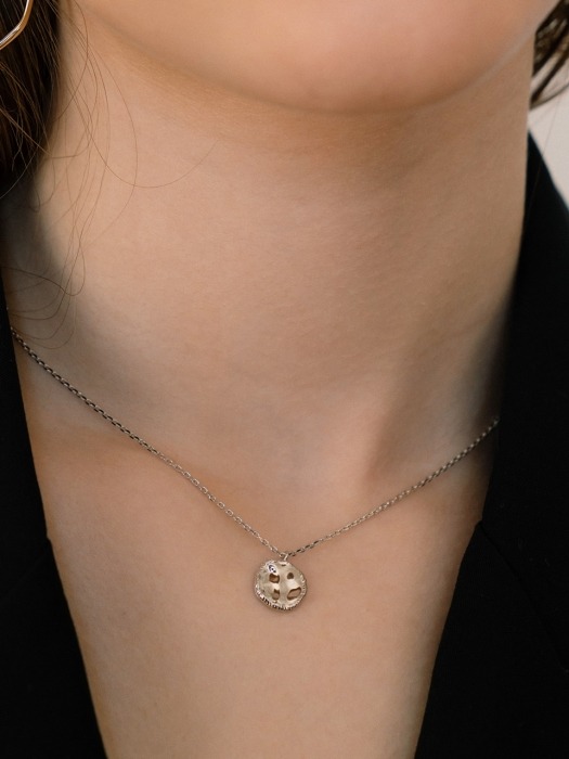 Fluid Cell Coin Necklace 2