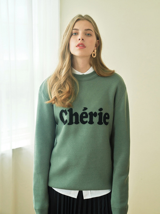 CHERIE WOOL KNIT (OLIVE GREEN)