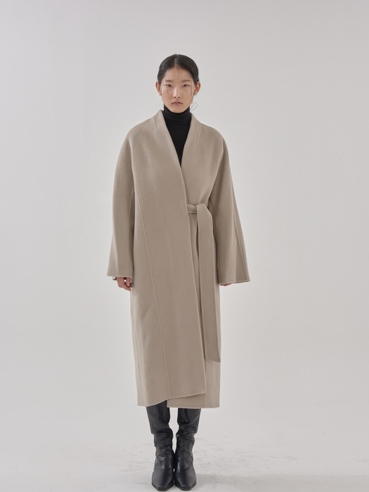 여밈 코트 (Yeomim coat-Ivory)