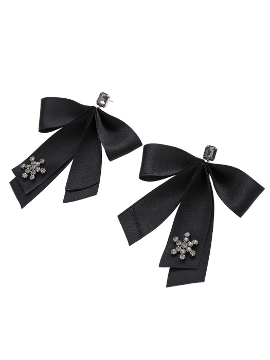 Holiday Satin Ribbon Earrings