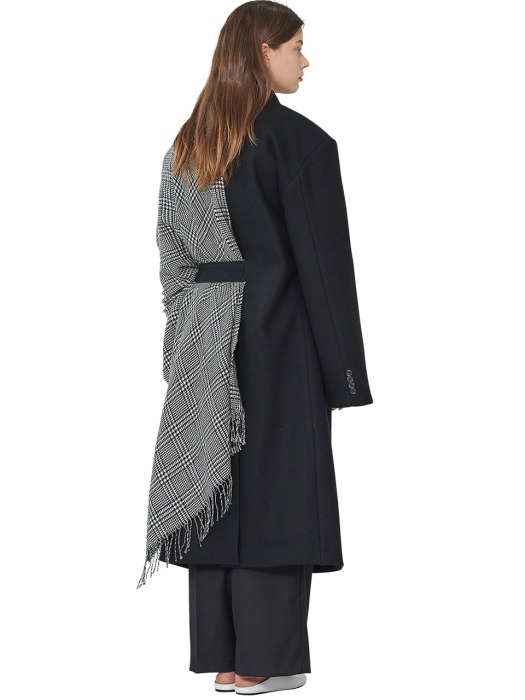 UK Scarf over coat (black)