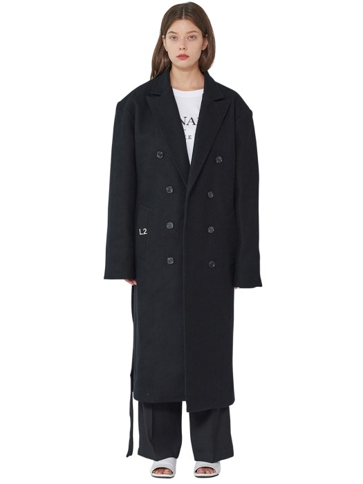 UK Scarf over coat (black)