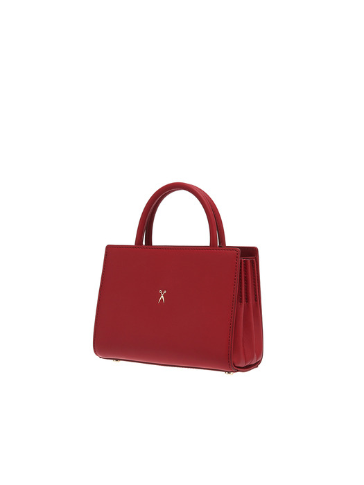 Lucky Pleats Tote S Lucky Red