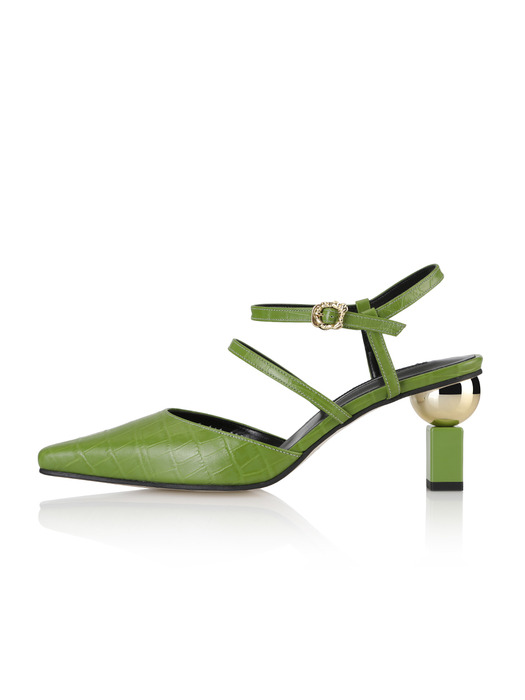 Hilo sandals / 20SS-S434 Yellow green croc