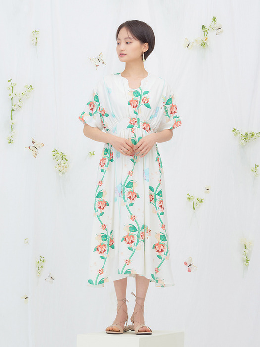 DEWDROP DRESS - SWING FLOWERS