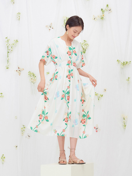 DEWDROP DRESS - SWING FLOWERS