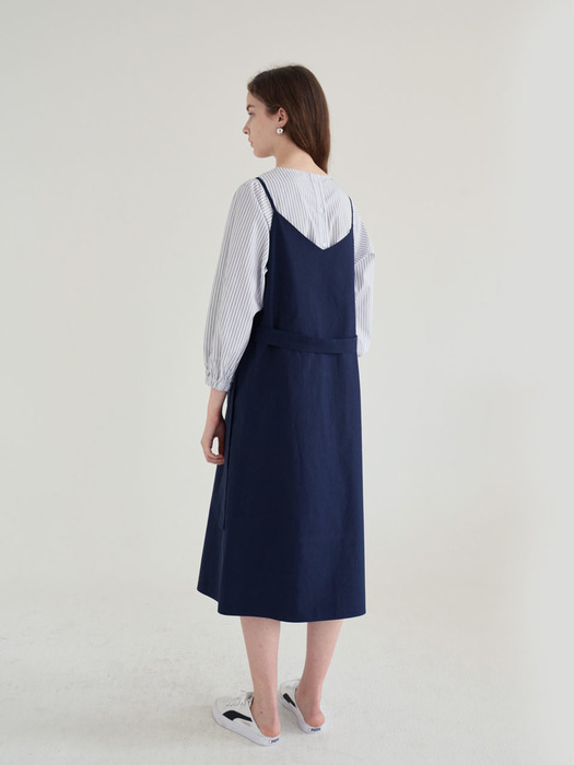 20 SUMMER_Beige Pocket Slip Dress