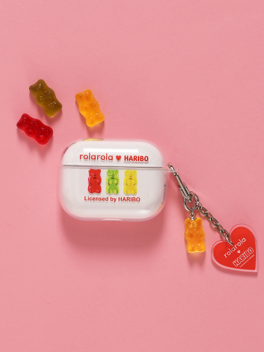 (LV-20336) ROLAROLA X HARIBO AIRPODS PRO CASE RED