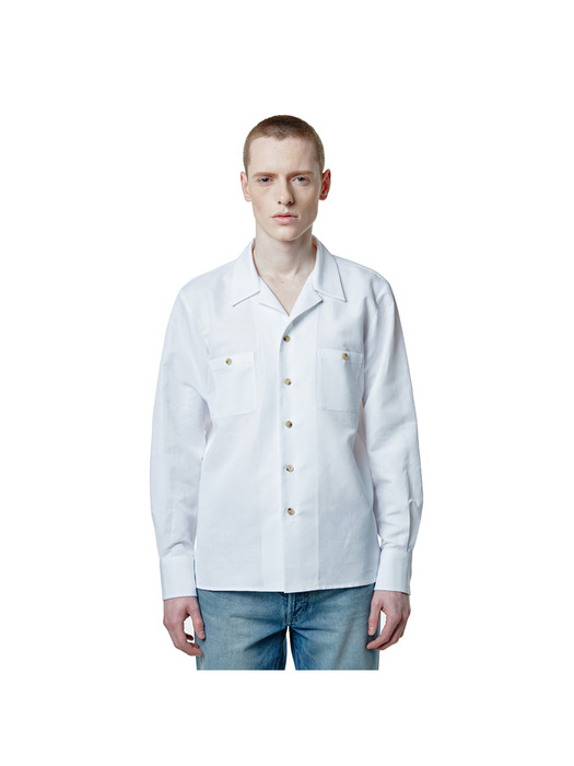 SAVAGE 2020 Cuban Linen Shirts - White