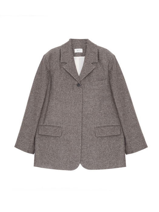 [EXCLUSIVE] wool jacket (brown)