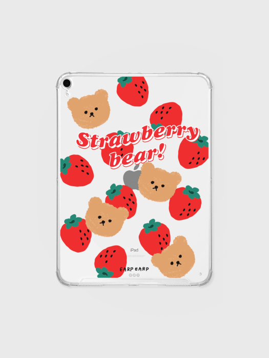 Big strawberry bear(아이패드-투명)