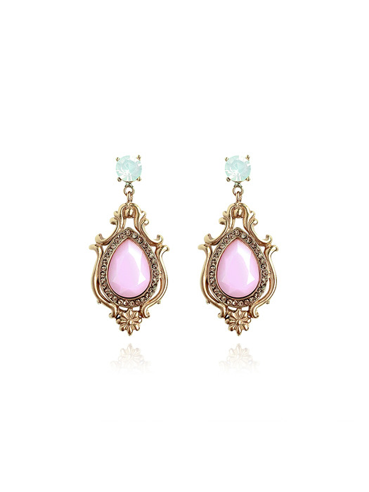 Pastel Delight Pear `drop` Earrings