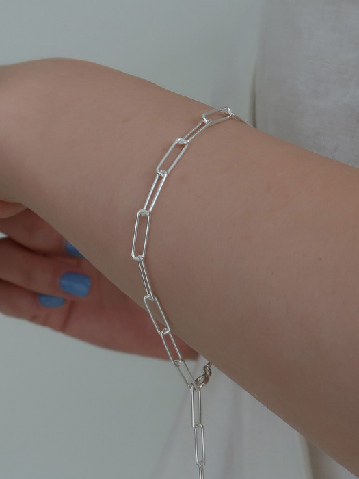 square chain bracelet