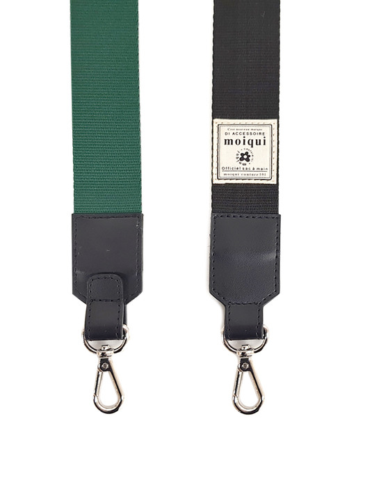 moi _wide strap (blk/green)