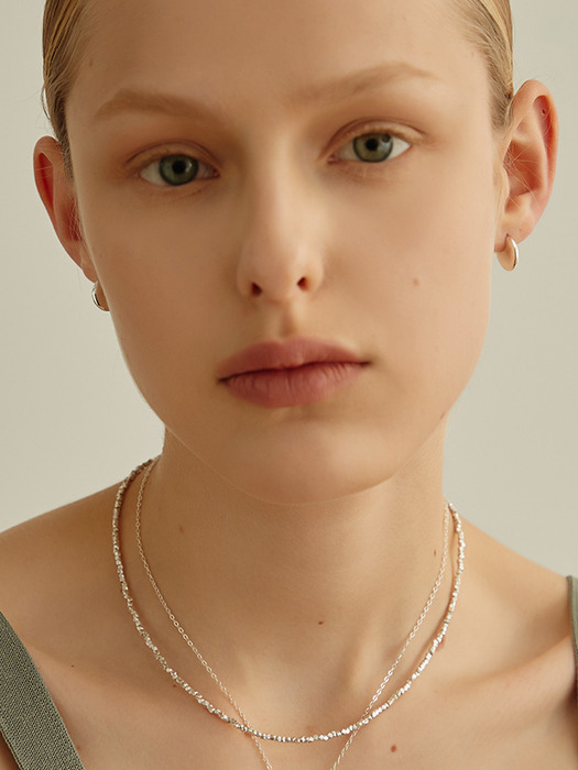 [silver925]mini grain necklace