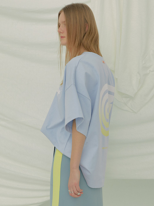 Comma Oversized Tee (Light Blue)