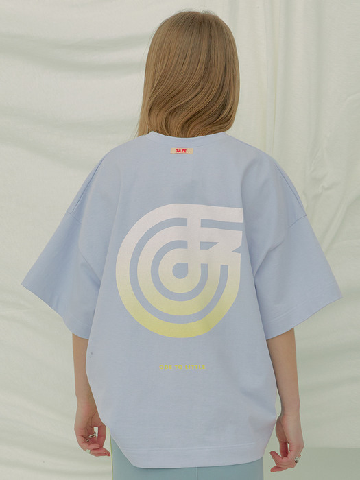 Comma Oversized Tee (Light Blue)