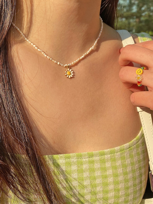 [단독][3SET]sunday necklace&ring