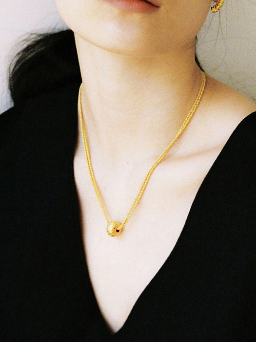 Pumpkin reef necklace Gold