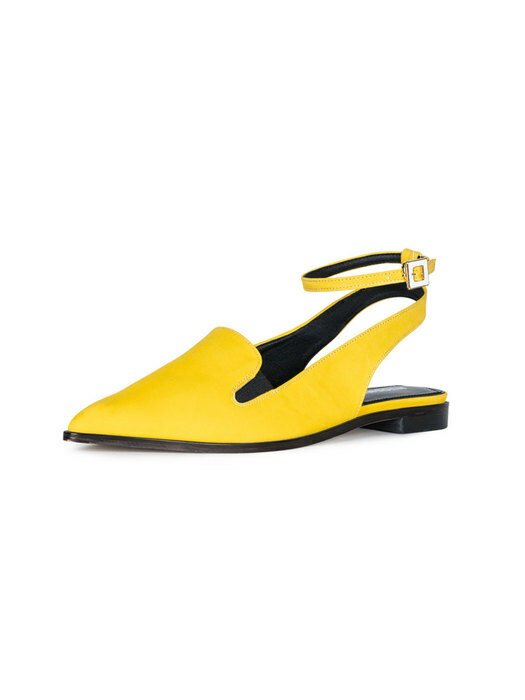 Q1AW-F003 / PERU flat loafer slingbacks _ 4 color