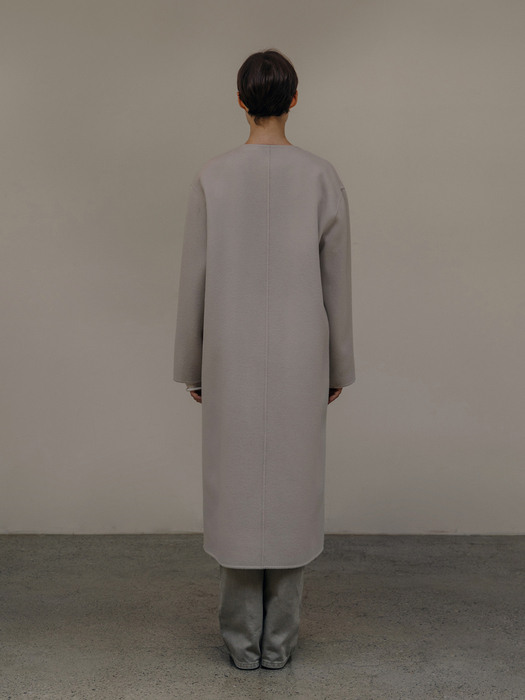 unbalance coat (light gray)