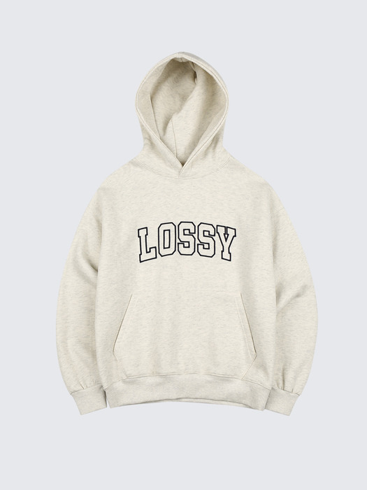 Lossy Logo Hoodie Navy