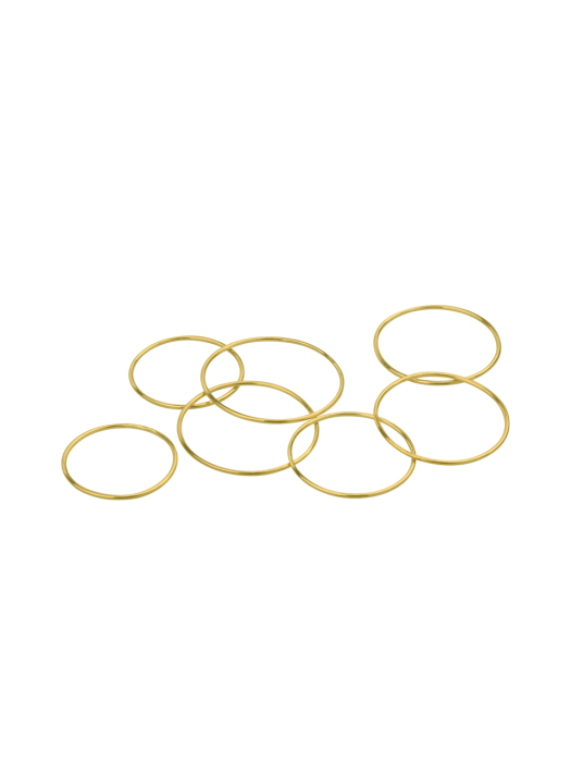 R Gold 14K Simple Ring