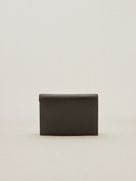 003 Double faced Wallet / pepper