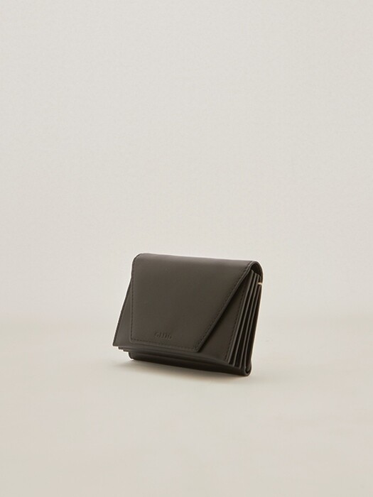 003 Double faced Wallet / pepper